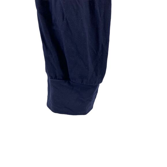 Solid Navy Blue Jogger Sweatpants Women's Size Medium - Picture 4 of 5